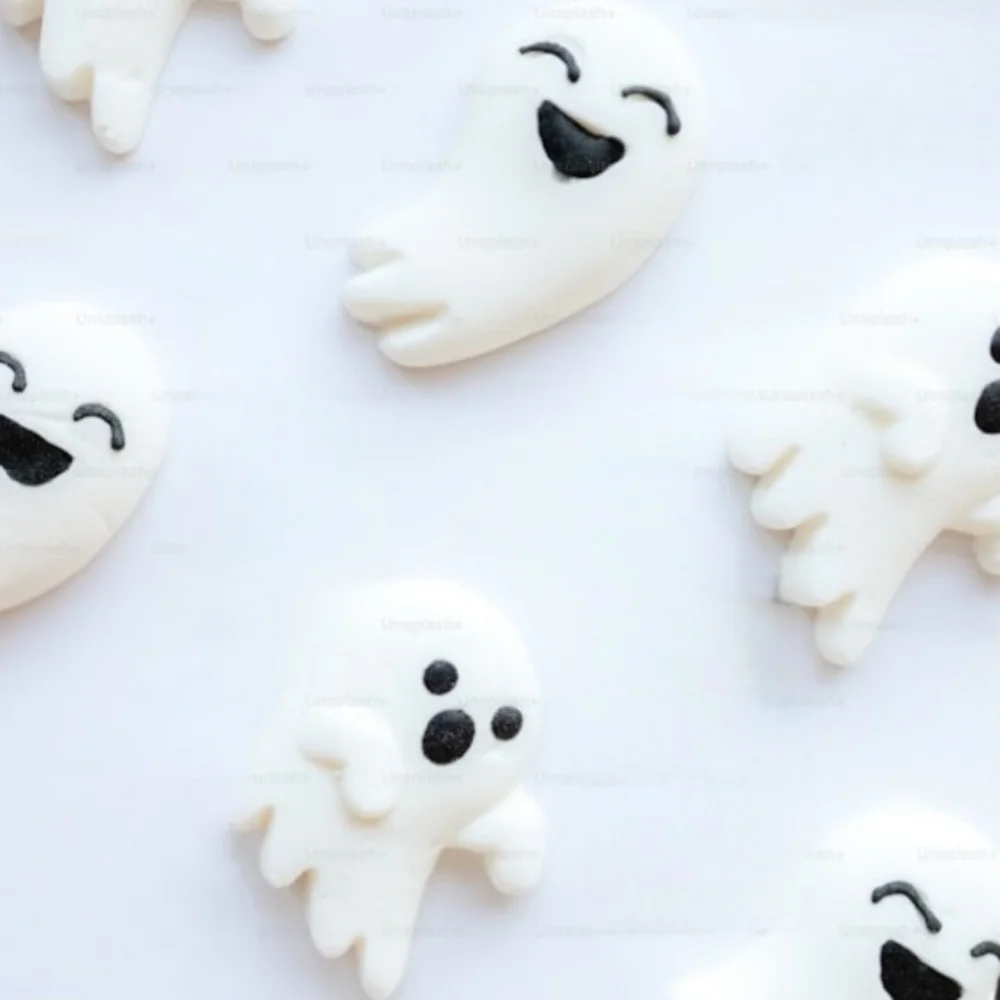 2 PACKS - Sweetshop Halloween Ghosts Candy Icing Decorations 12 Piece